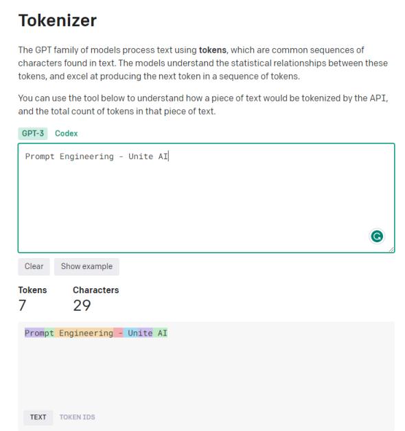 ChatGPT Tokenizer - Prompt Engineering - Unite AI