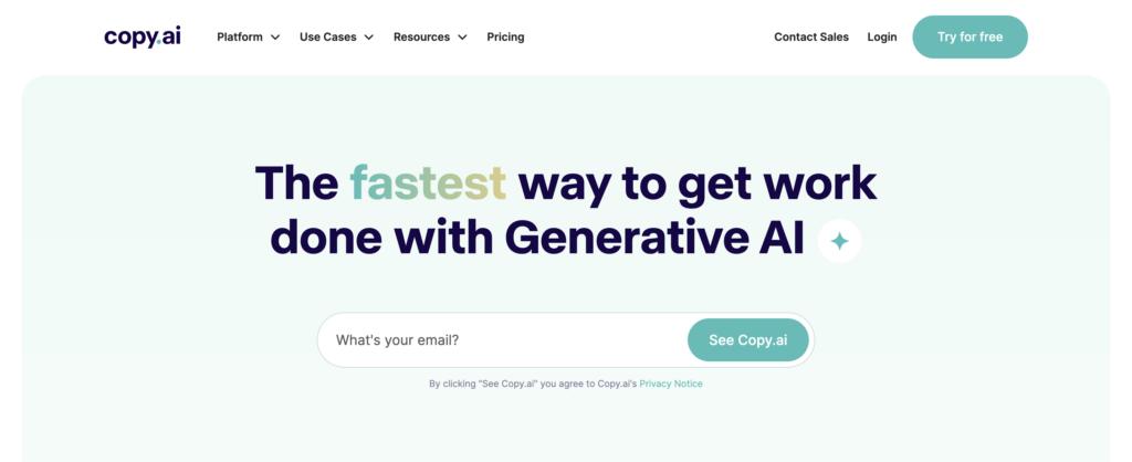 copy.ai-gpt3-tool-generative
